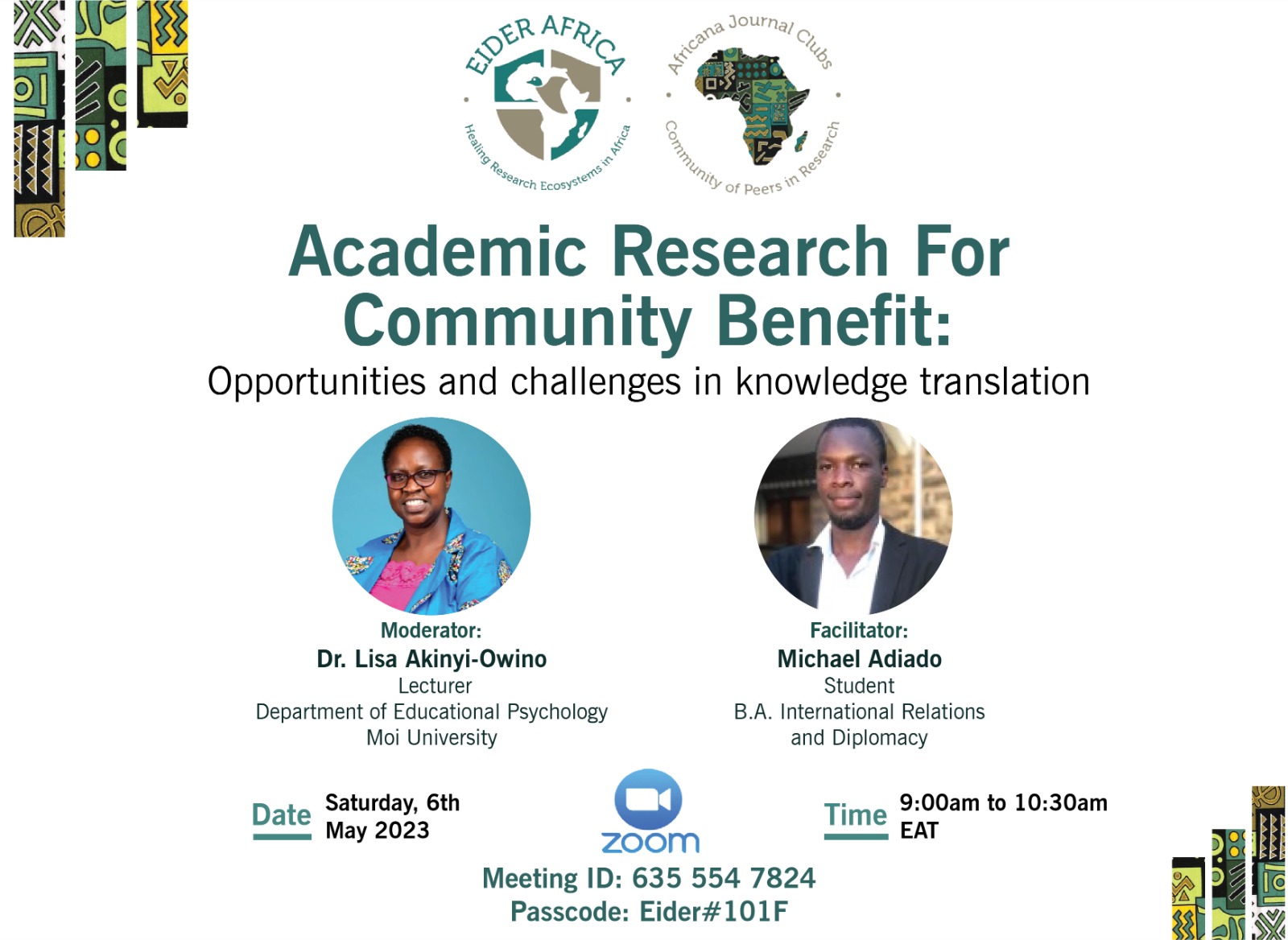 Academic Research for Community Benefit Opportunities and Challenges in Knowledge Translation