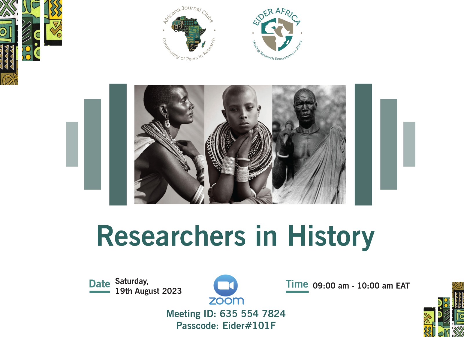 Researchers in History Meeting - 19Aug23